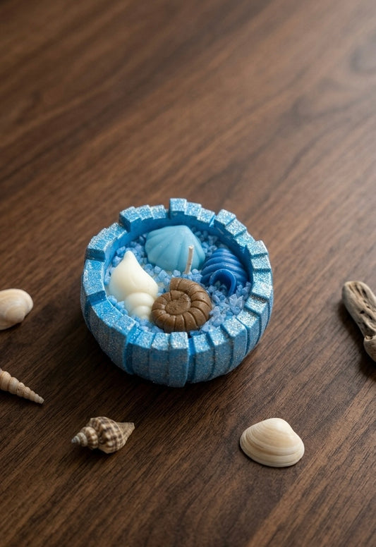 Hand-poured and infused with a creamy coconut vanilla fragrance.