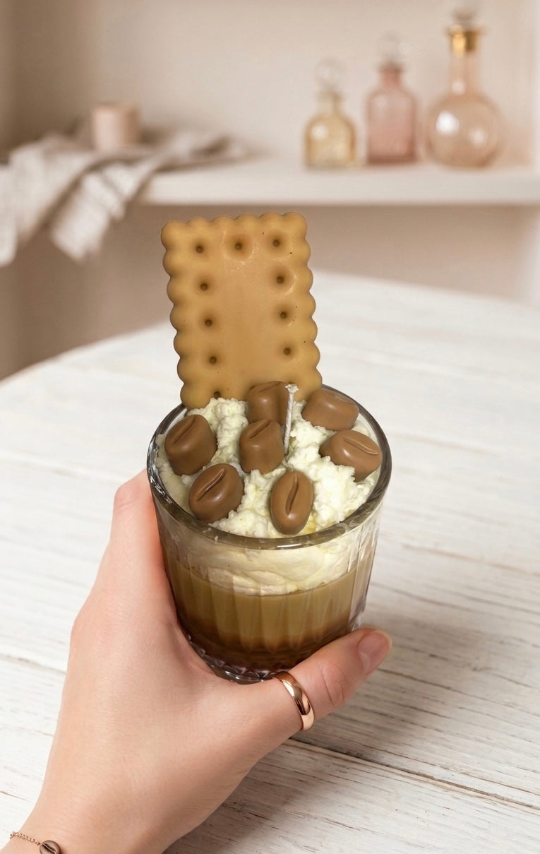 A Date Night Essential: Coffee & Biscuit Artisan Candle 🤎✨