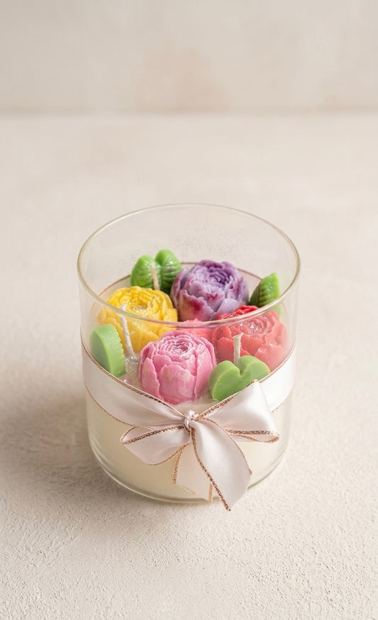 * Dreamy Floral Vanilla Candle ✨