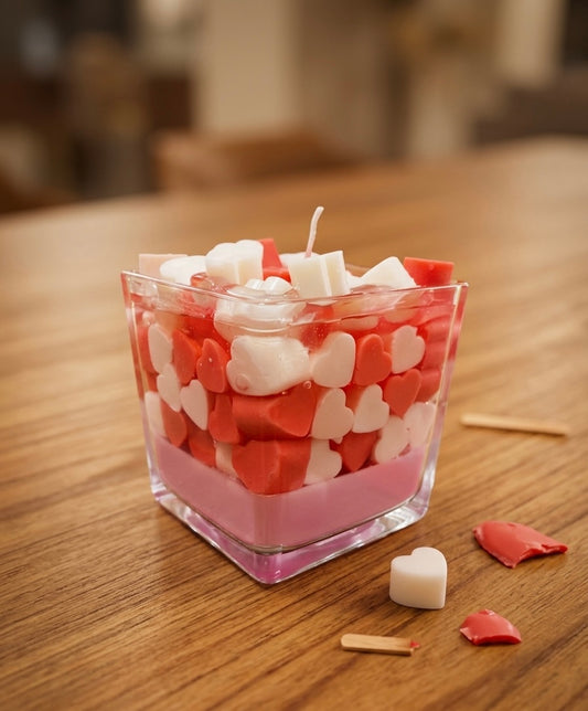 The Japanese Magnolia Scented Heart Candle