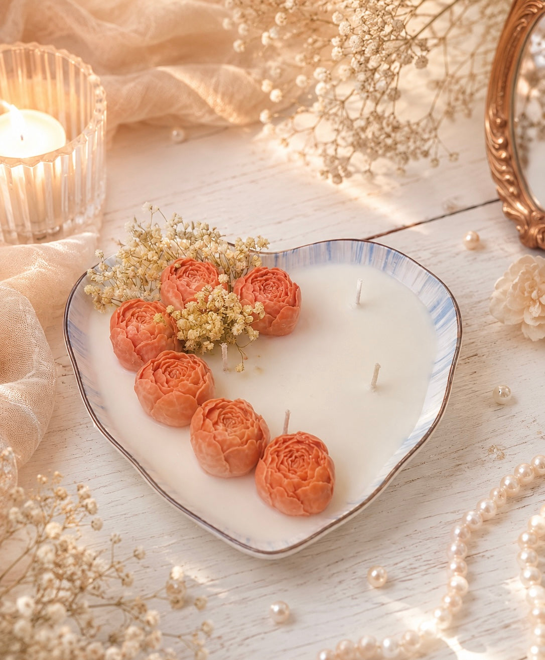 🤎 The Enchanted Brown Rose Candle🤎