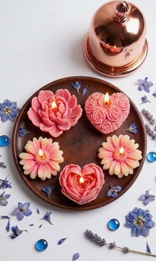 Sweet Coconut Blossom Candles     🥥🌸🎁