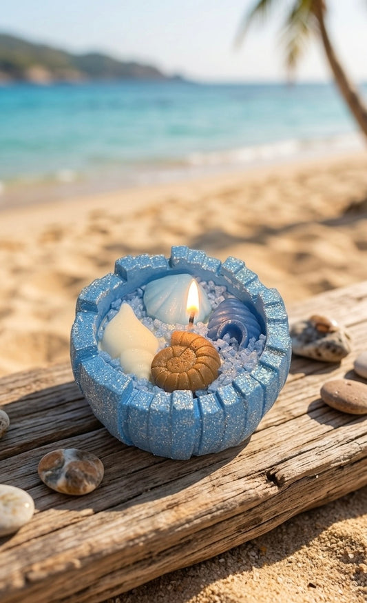 Hand-poured and infused with a creamy coconut vanilla fragrance.