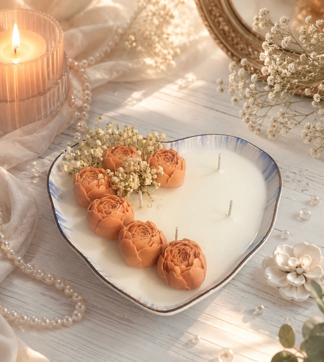 🤎 The Enchanted Brown Rose Candle🤎