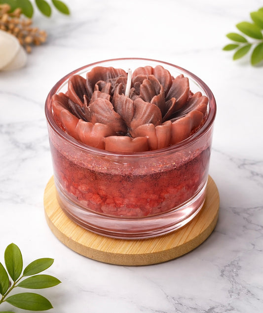 Gardenia Terracotta Blossom Candle