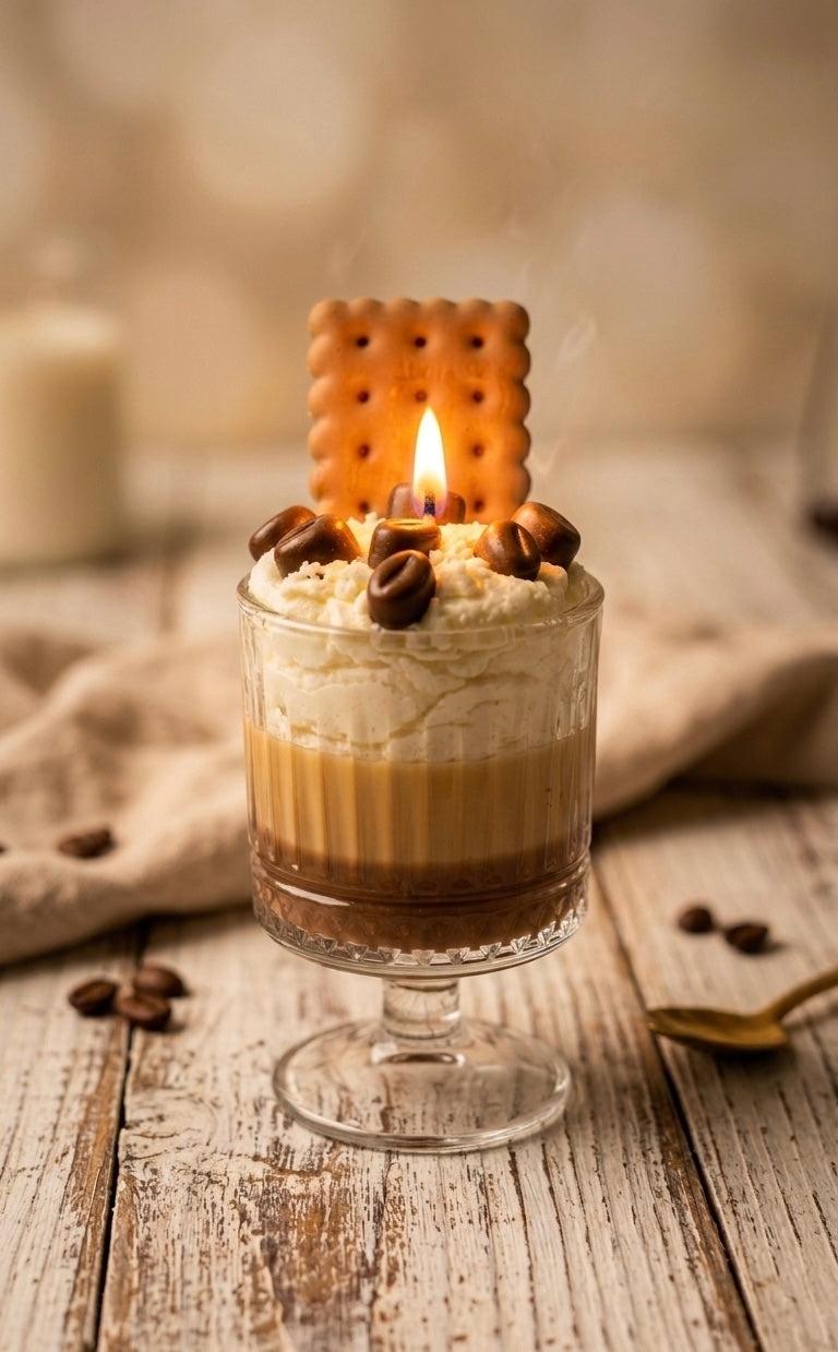 A Date Night Essential: Coffee & Biscuit Artisan Candle 🤎✨